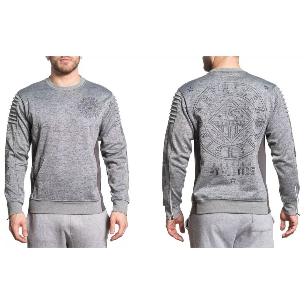 AMERICAN FIGHTER UNDERMINE CREW Men's PULLOVER L/S